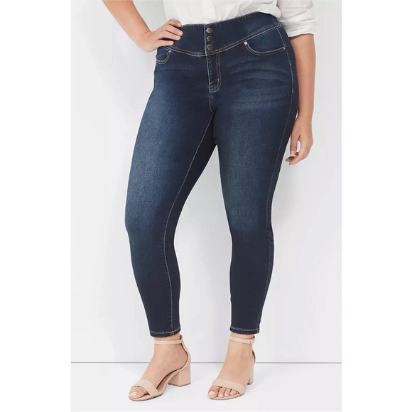 Lane Bryant Signature Fit High Rise Jegging - Picture 1 of 10
